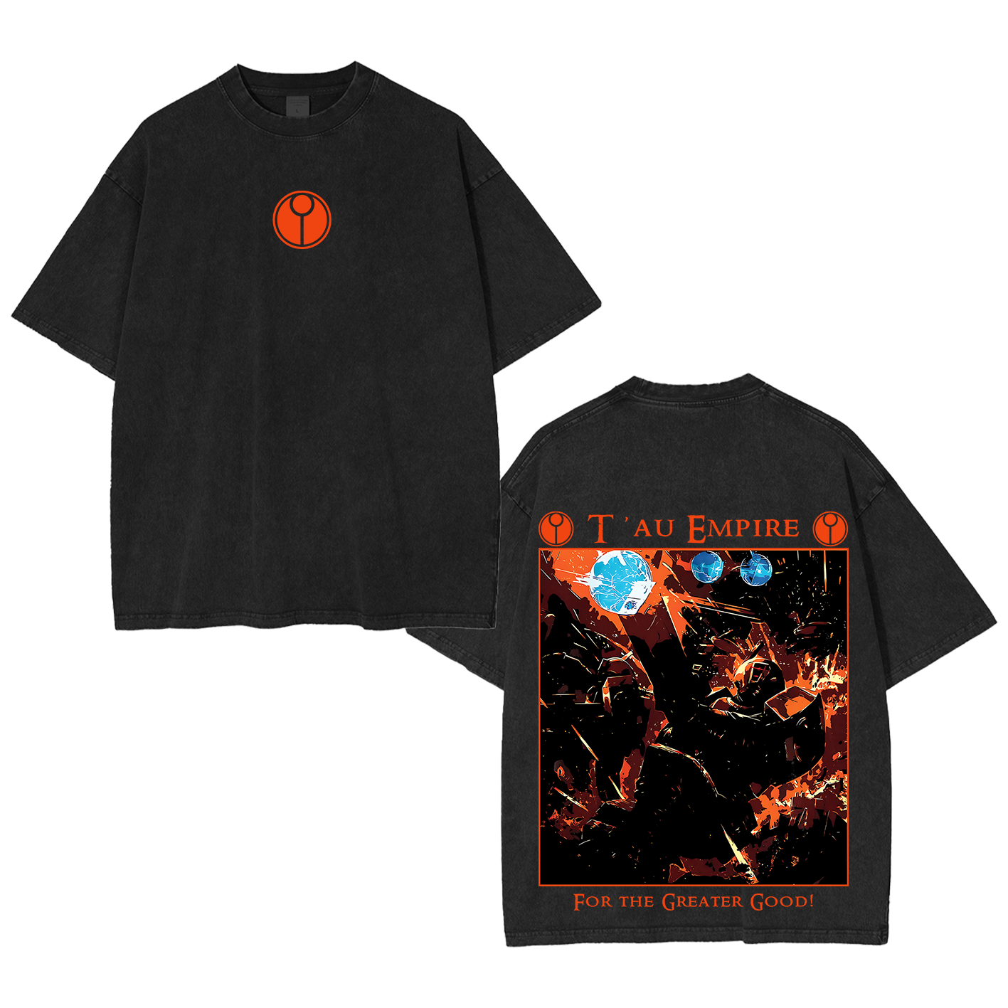 T’au Empire X Warhammer 40K vintage Unisex Washed Unisex Washed T-shirt/Crewneck/Hoodie