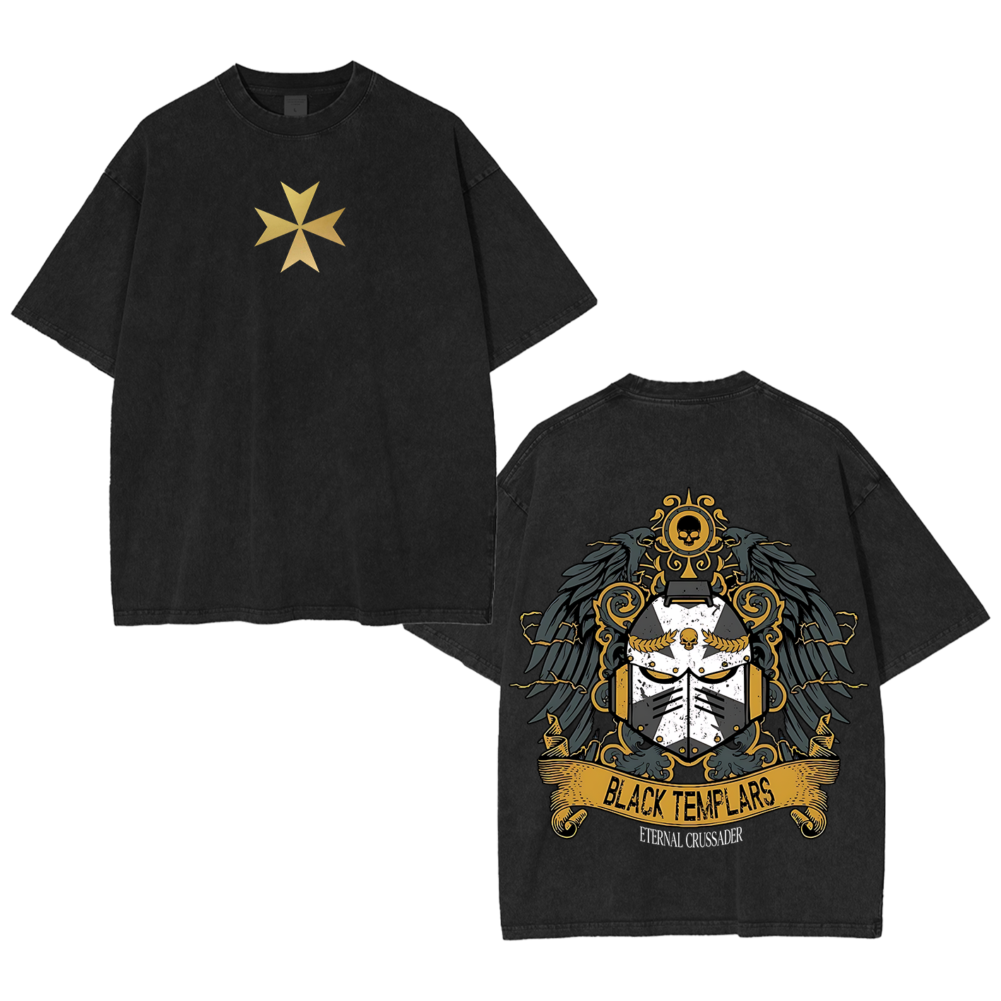 Black Templars Oversized T-shirt/Crewneck/Hoodie