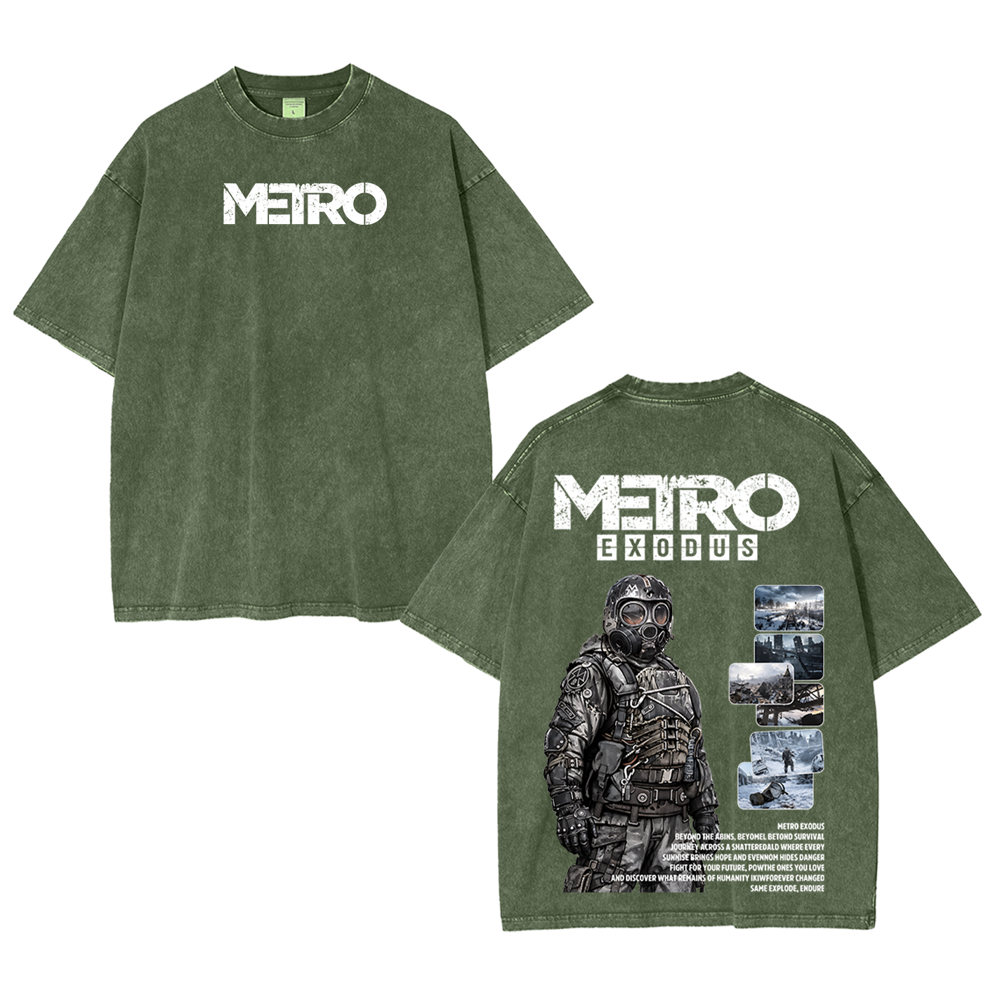 Metro Exodus Oversized T-shirt/Crewneck/Hoodie