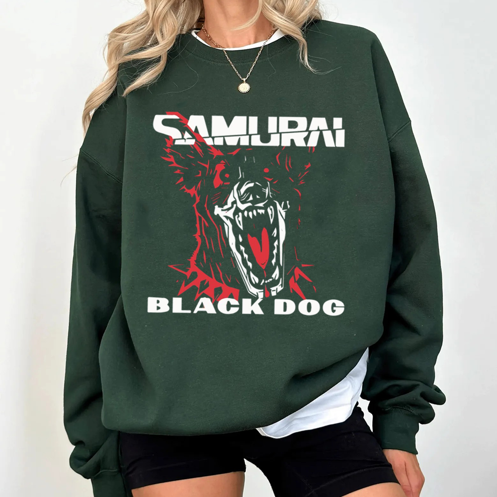 Samurai Black dog T-Shirt