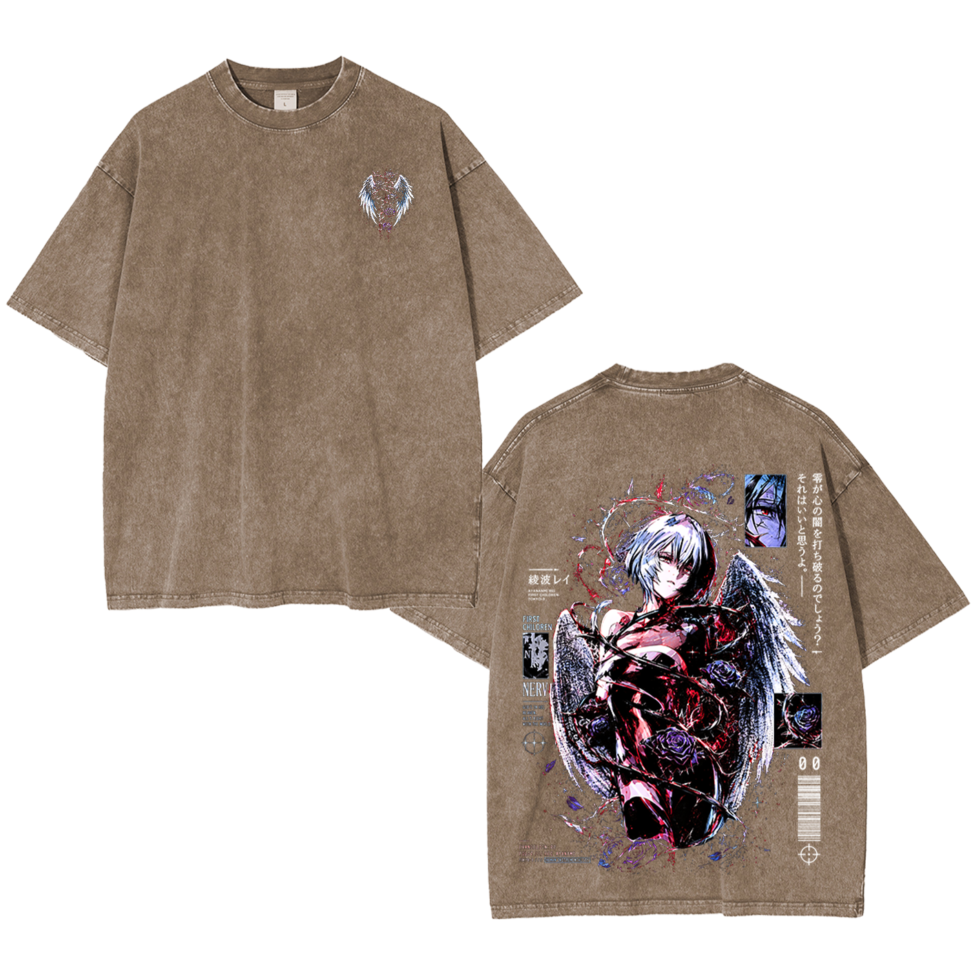 Evangelion Vintage Oversized T-shirt/Crewneck/Hoodie