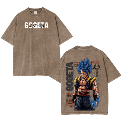 Gogeta Dragon Ball Unisex  Washed T-Shirt