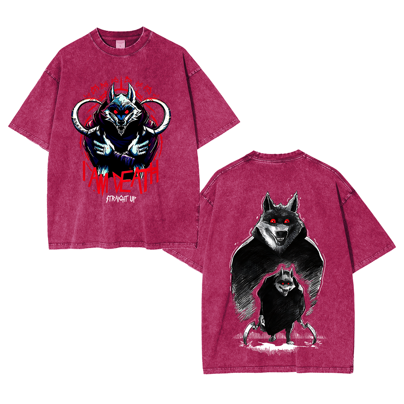 The Wolf Vintage Oversized T-shirt/Crewneck/Hoodie