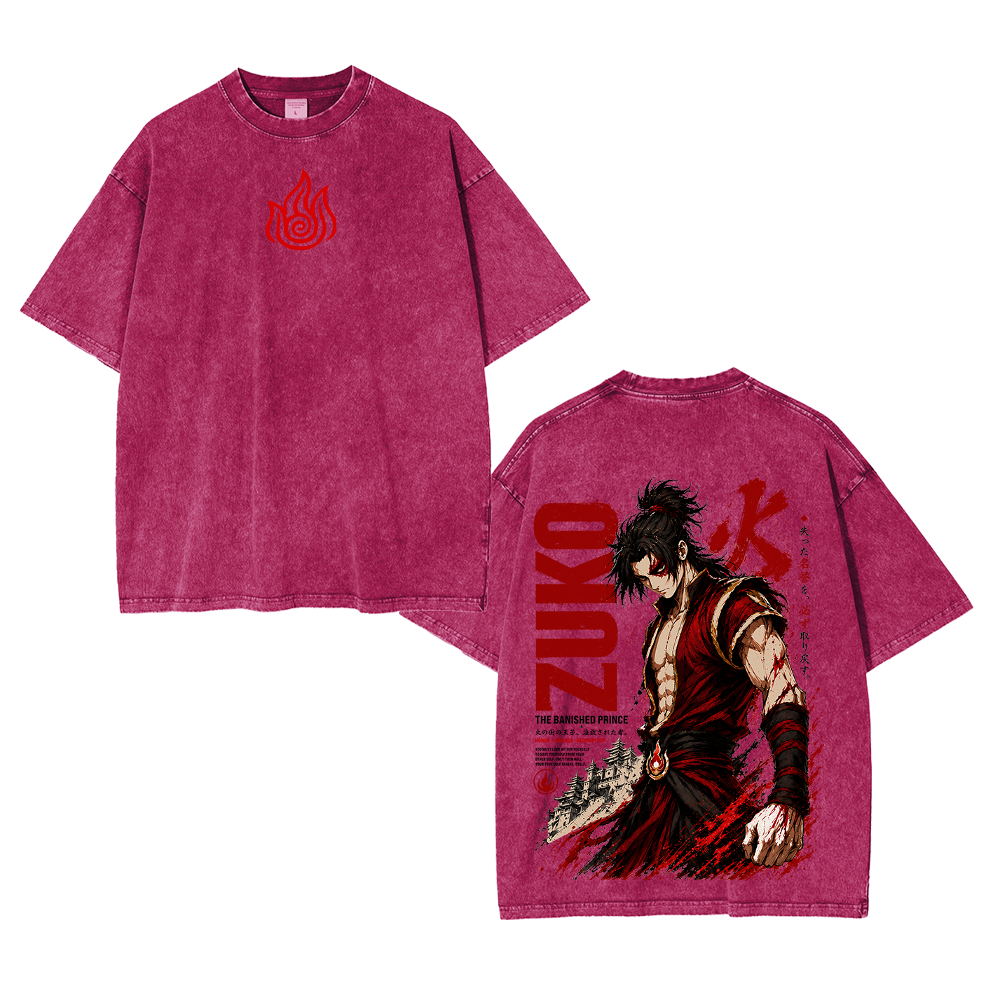 Zuko Avatar The Last Airbender Oversized T-shirt/Crewneck/Hoodie