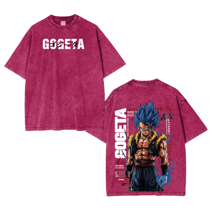 Gogeta Dragon Ball Unisex  Washed T-Shirt