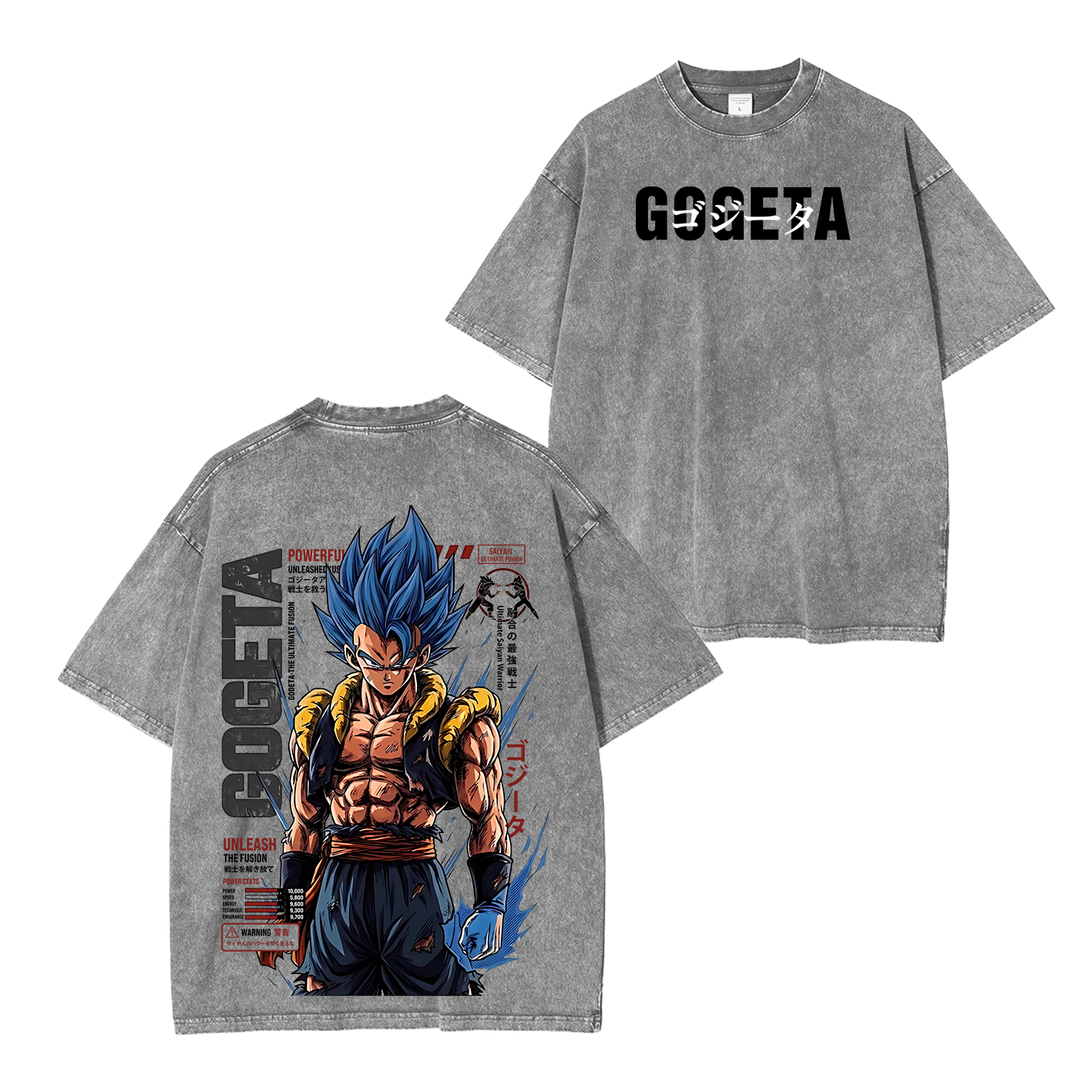 Gogeta Dragon Ball Unisex  Washed T-Shirt