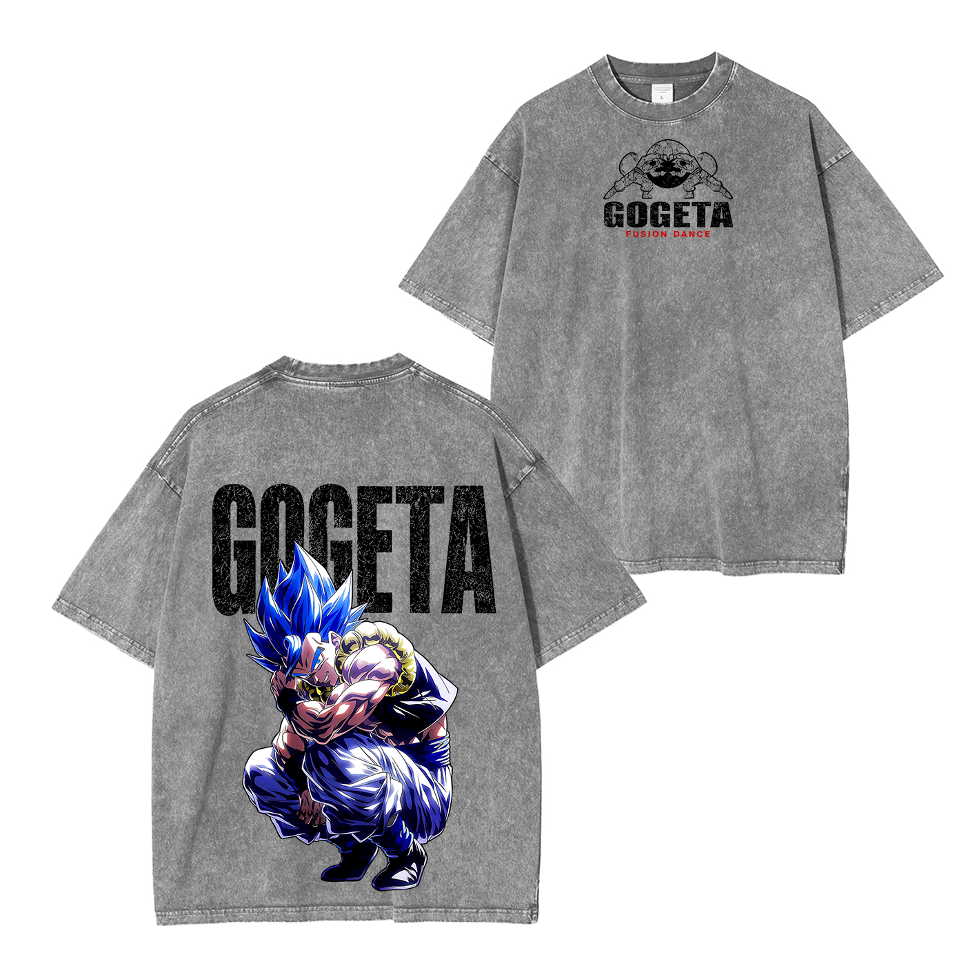 Gogeta Dragon Ball Vintage Unisex Washed T-Shirt