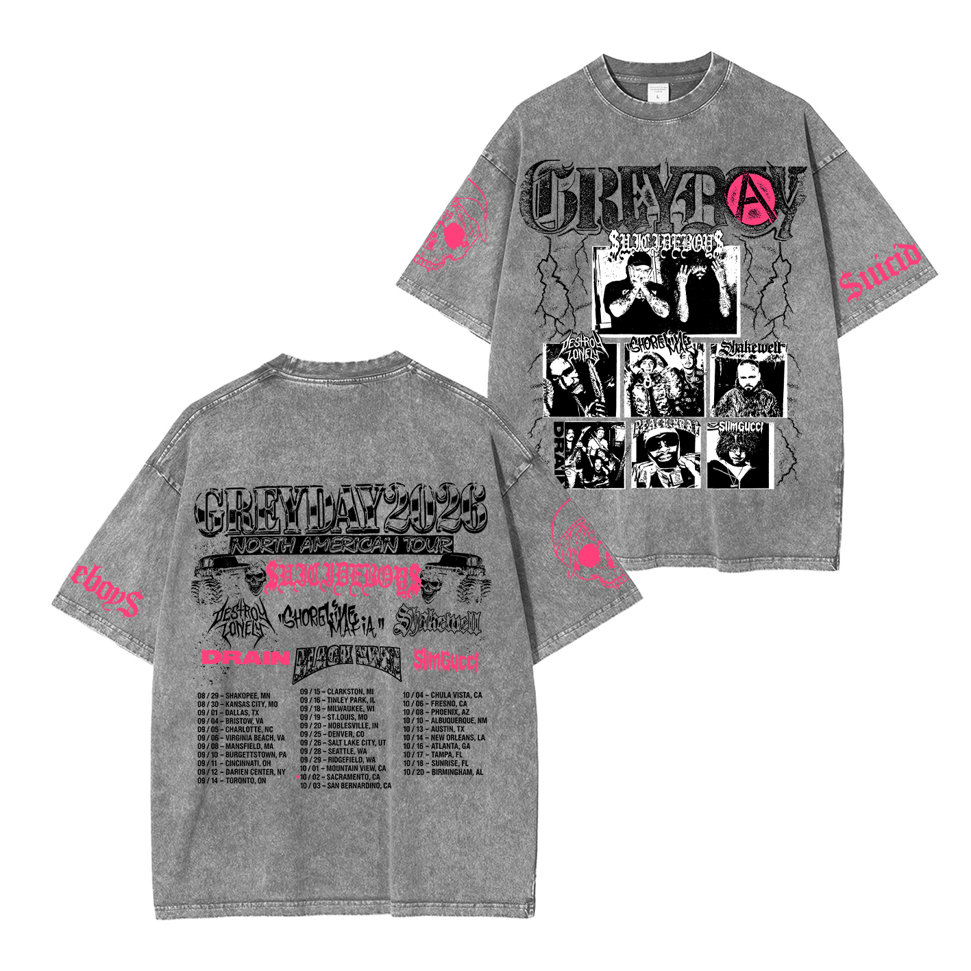 Oversized T-shirt/Crewneck/Hoodie