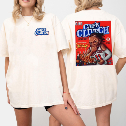 Cap'n clutch Jalen Brunson New York Knicks Graphic T-shirt