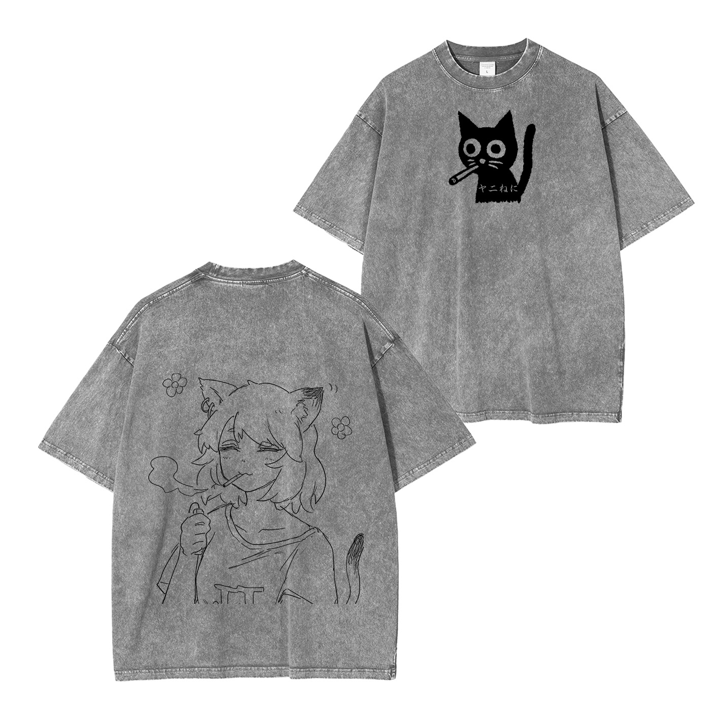 Yani Neko Oversized T-shirt/Crewneck/Hoodie