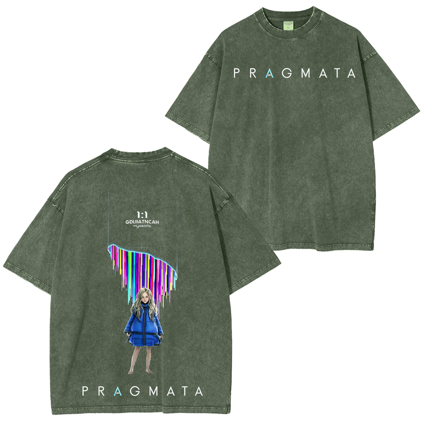 Pragmata Game Unisex Washed T-Shirt
