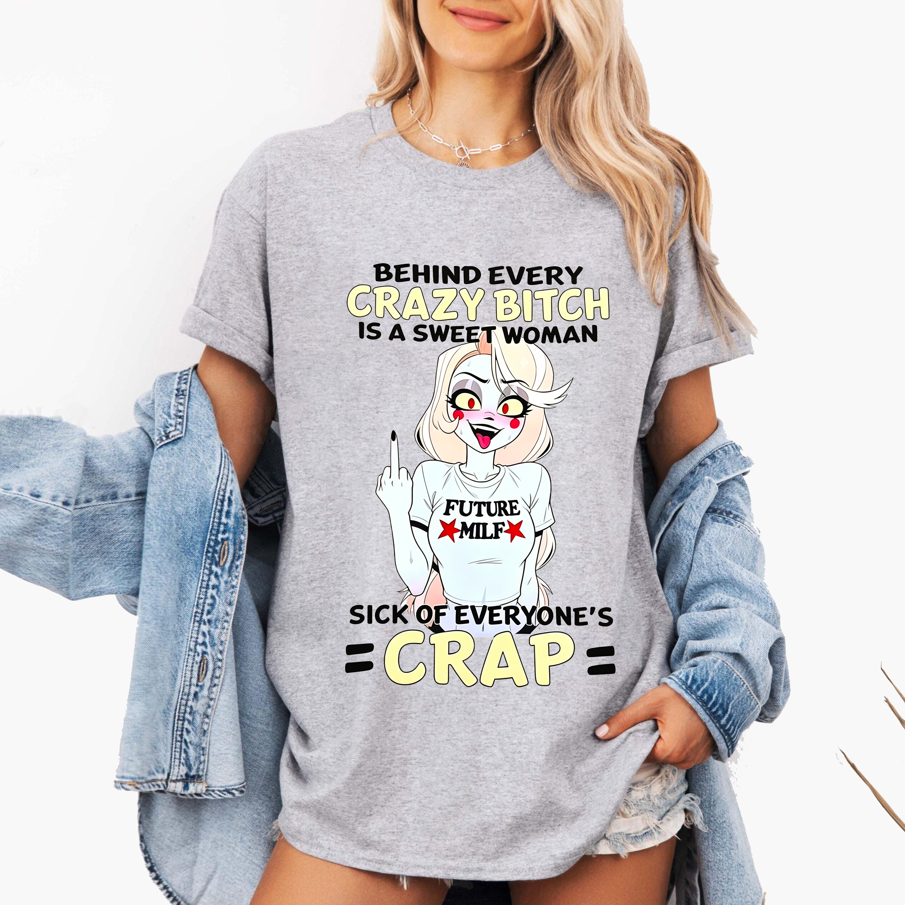 Charlie Morningstar Hazbin Hotel Unisex Shirts/Crewneck/Hoodie