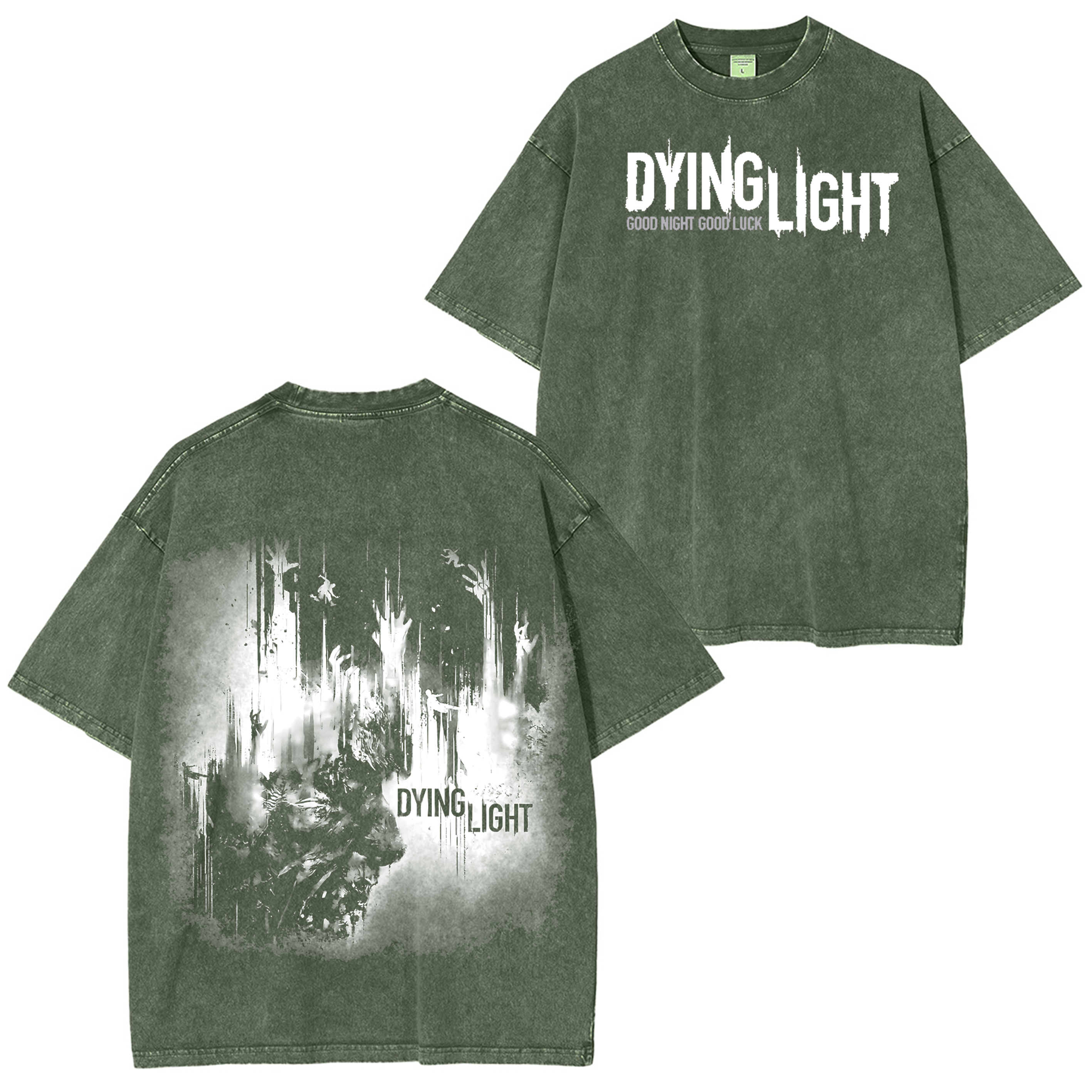Dying Light Game Unisex Washed T-Shirt