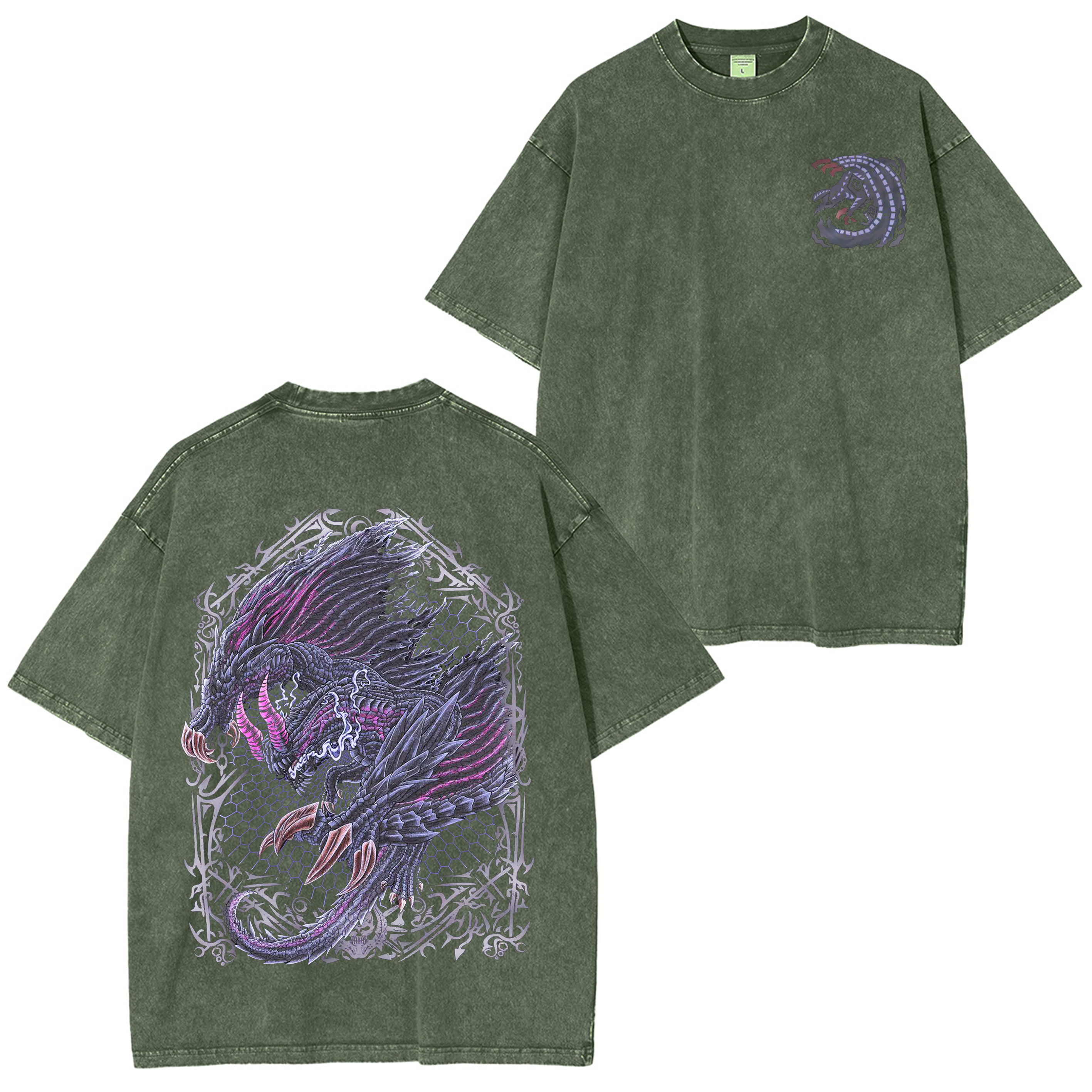 Gore Magala the Black Eclipse Game Unisex Washed T-Shirt