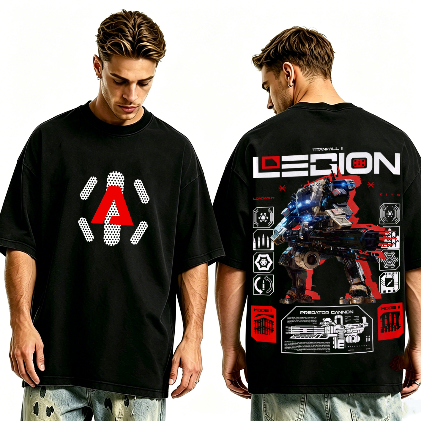 Legion Titanfall  Unisex Washed T-Shirt