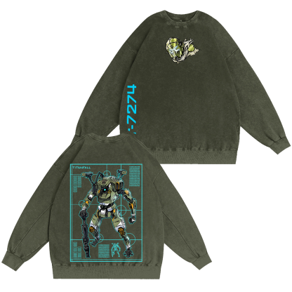 Titanfall BT Fanart Washed T-shirt/Crewneck/Hoodie