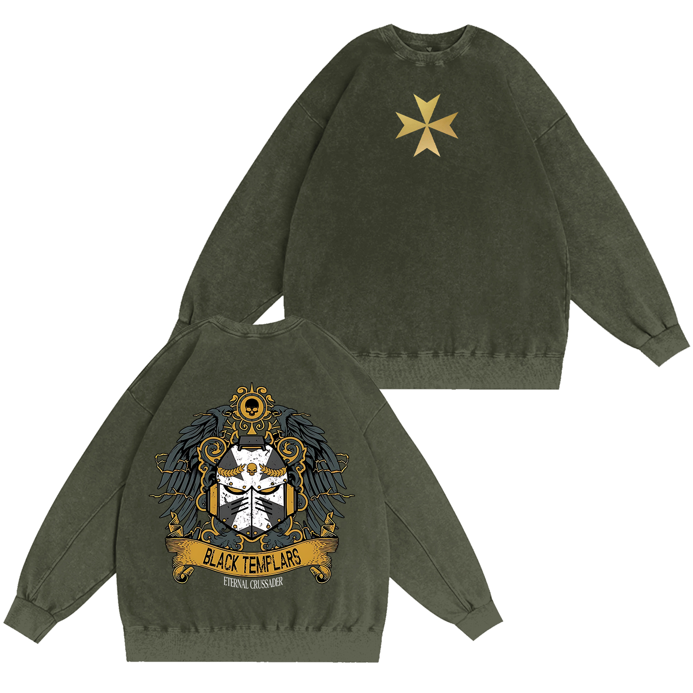 Black Templars Oversized T-shirt/Crewneck/Hoodie