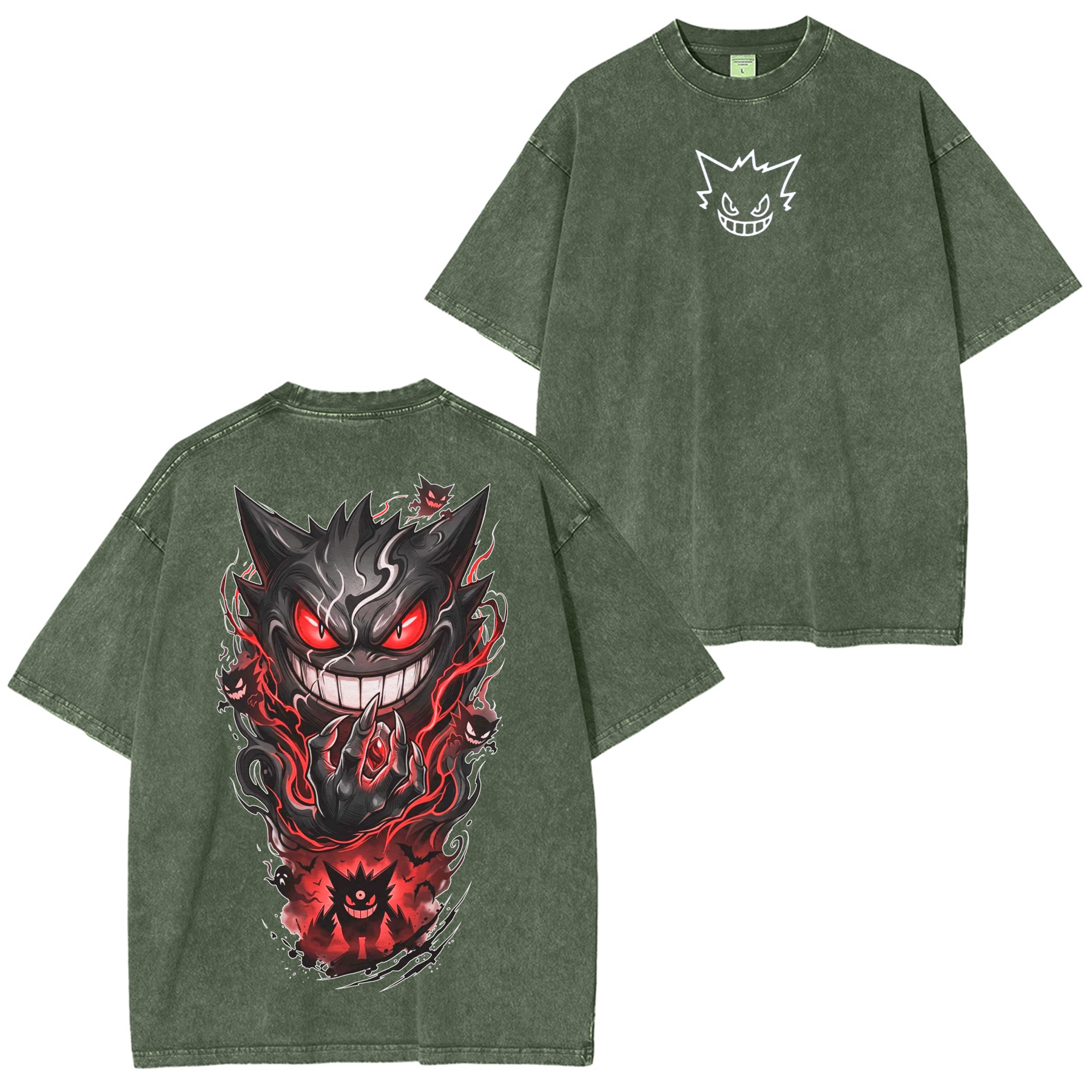 Gengar pokemon Oversized T-shirt/Crewneck/Hoodie