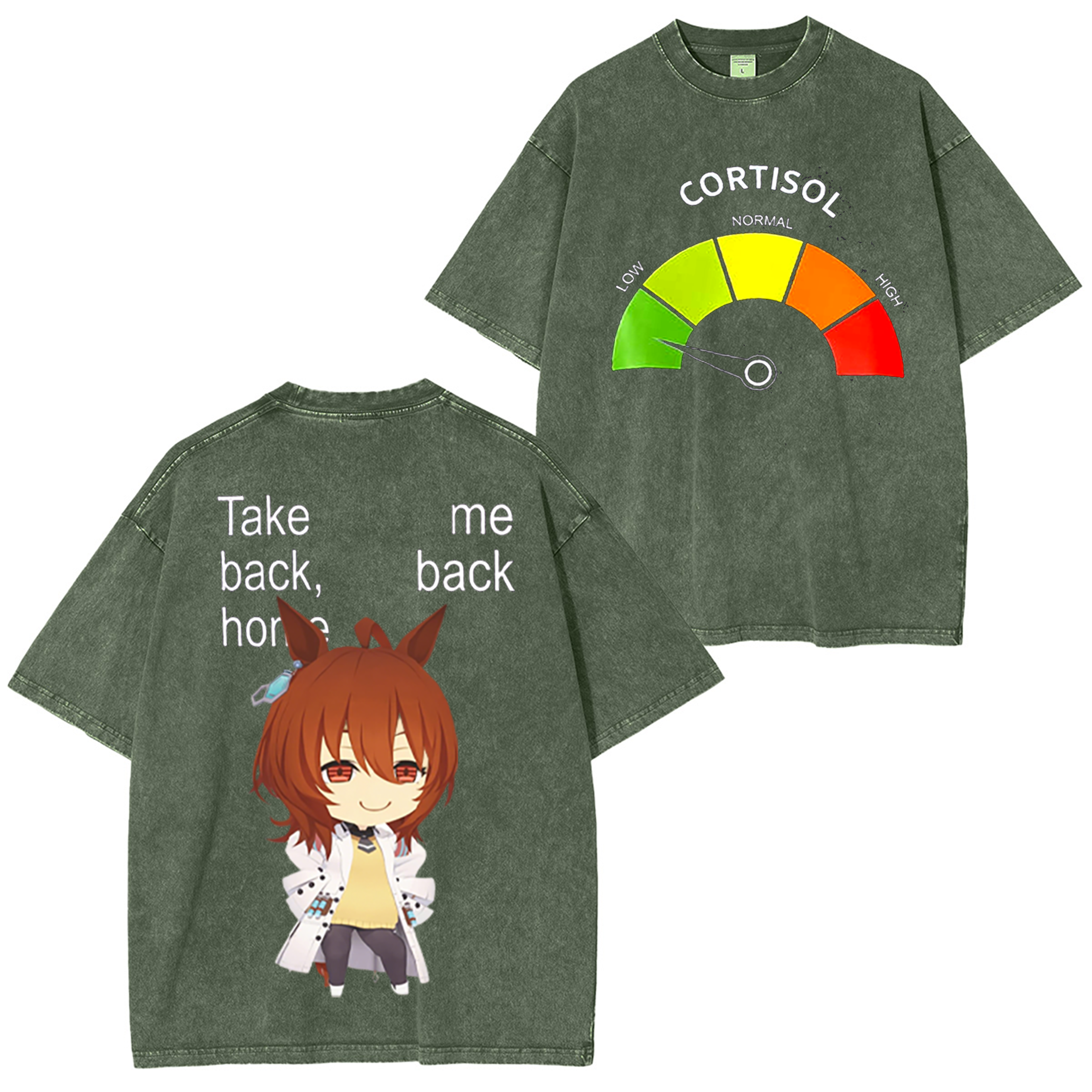 Tuffest Low Cortisol Agnes Tachyon  Anime Oversized T-shirt/Crewneck/Hoodie