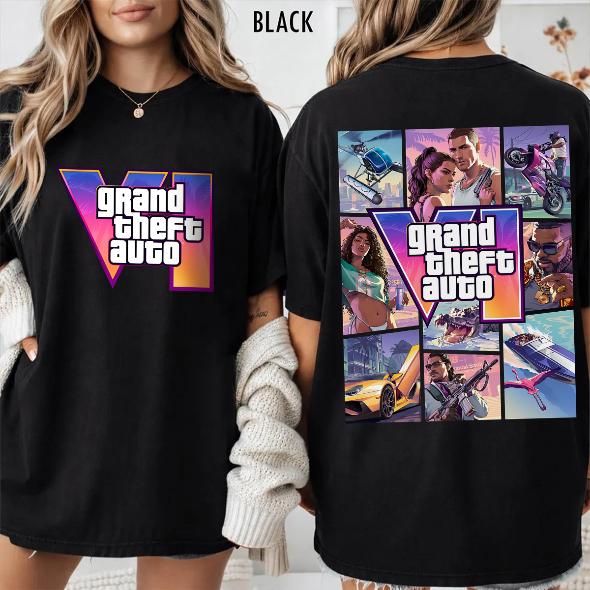 GTA 6 Unisex T-shirt/Crewneck/Hoodie