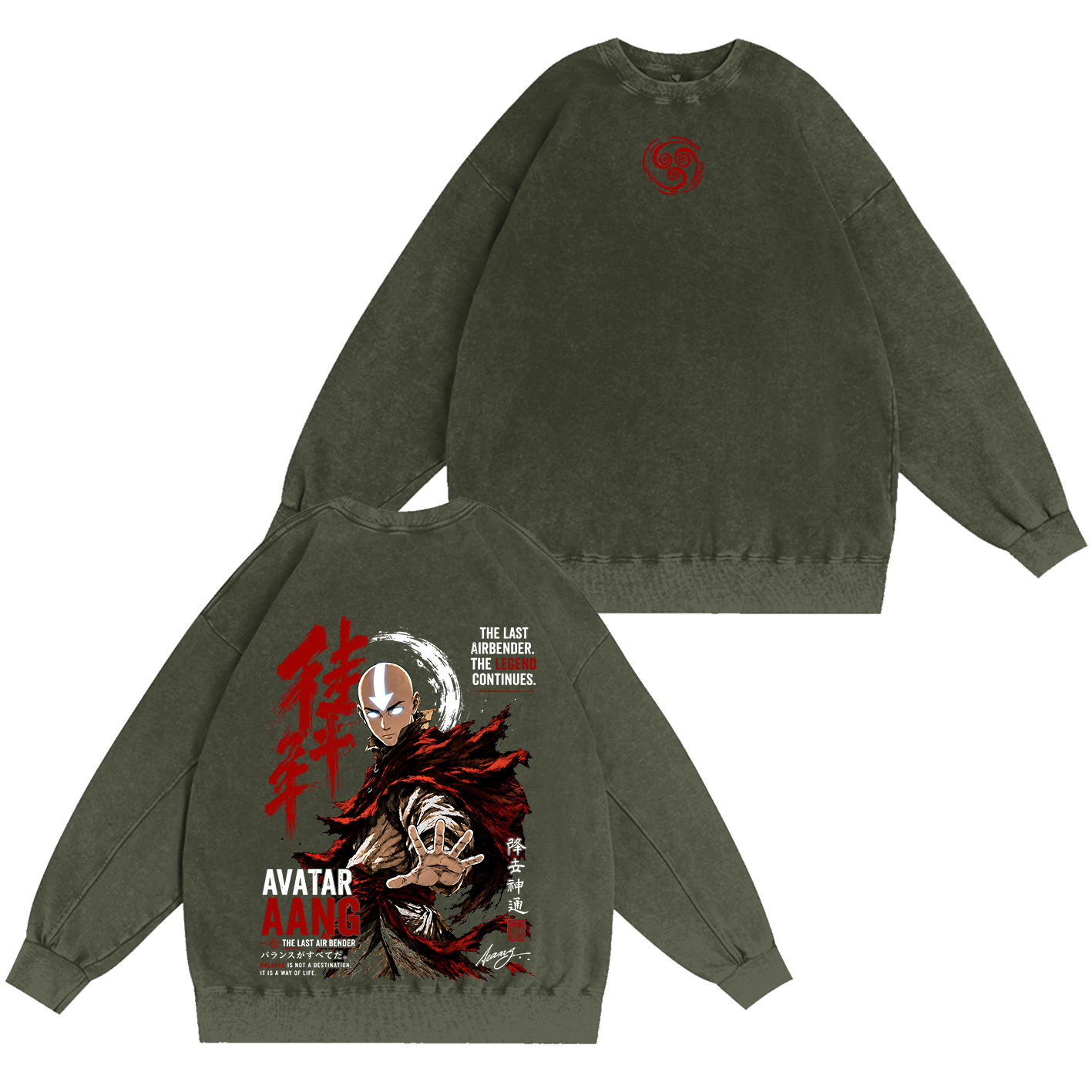 Avatar The Last Airbender Oversized T-shirt/Crewneck/Hoodie