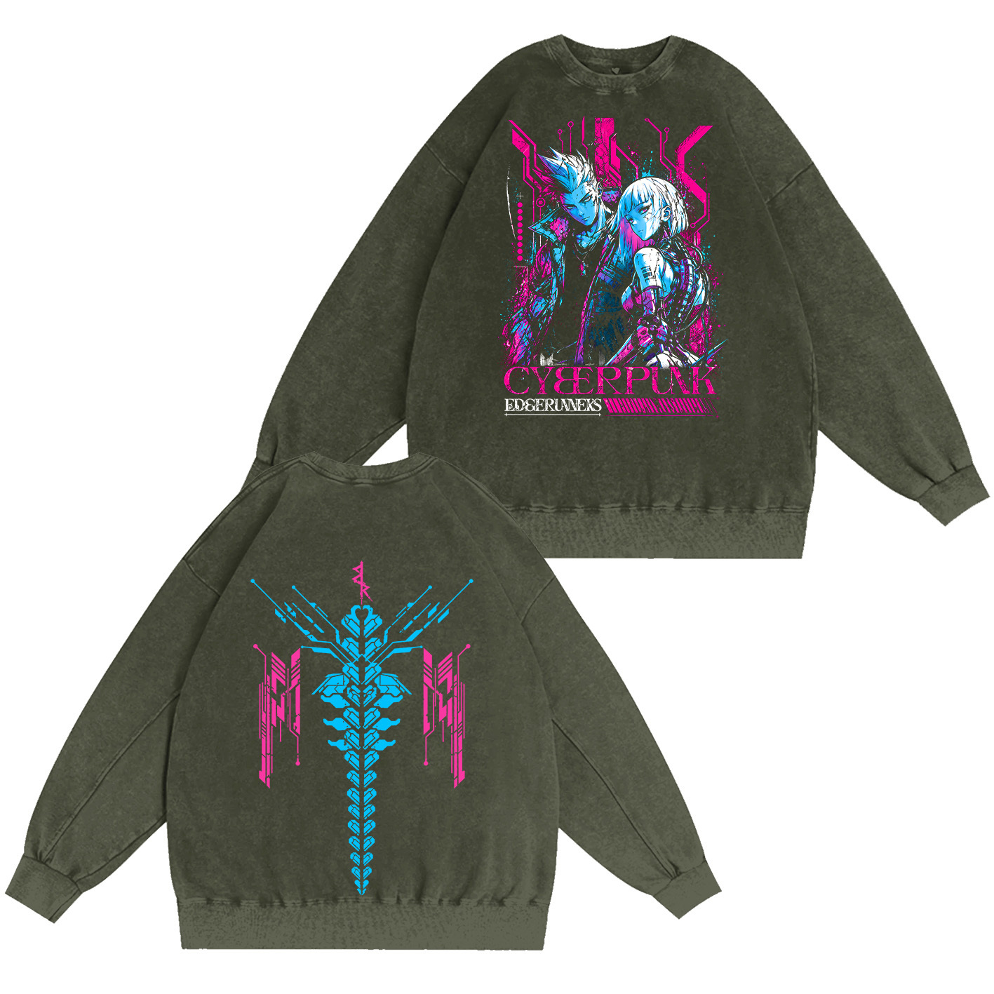 Lucy Cyberpunk Edgerunners  Oversized T-shirt/Crewneck/Hoodie