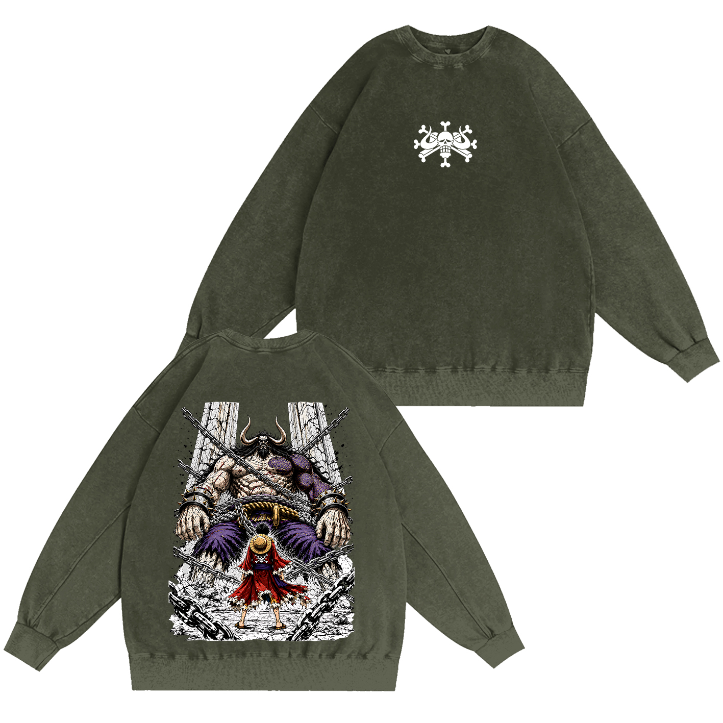 Unleashing Sun God Gear 5One Piece  Oversized T-shirt/Crewneck/Hoodie