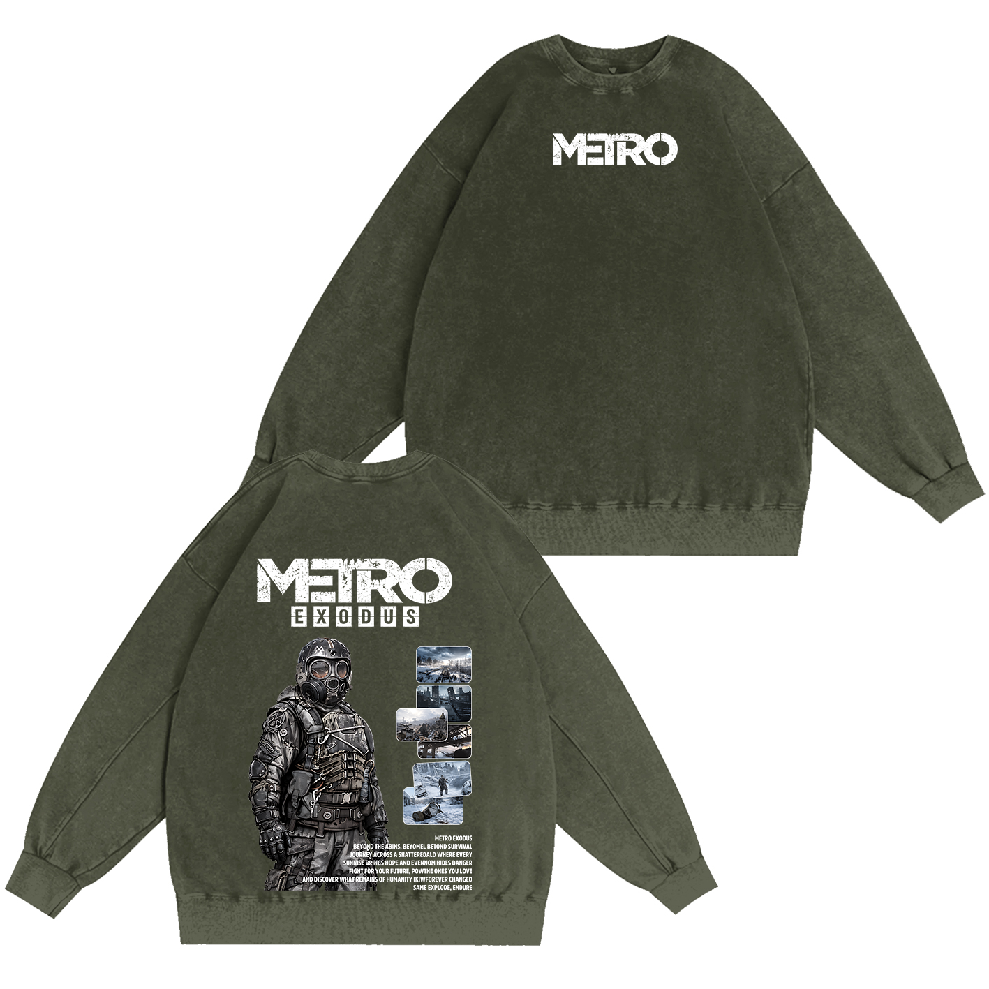 Metro Exodus Oversized T-shirt/Crewneck/Hoodie
