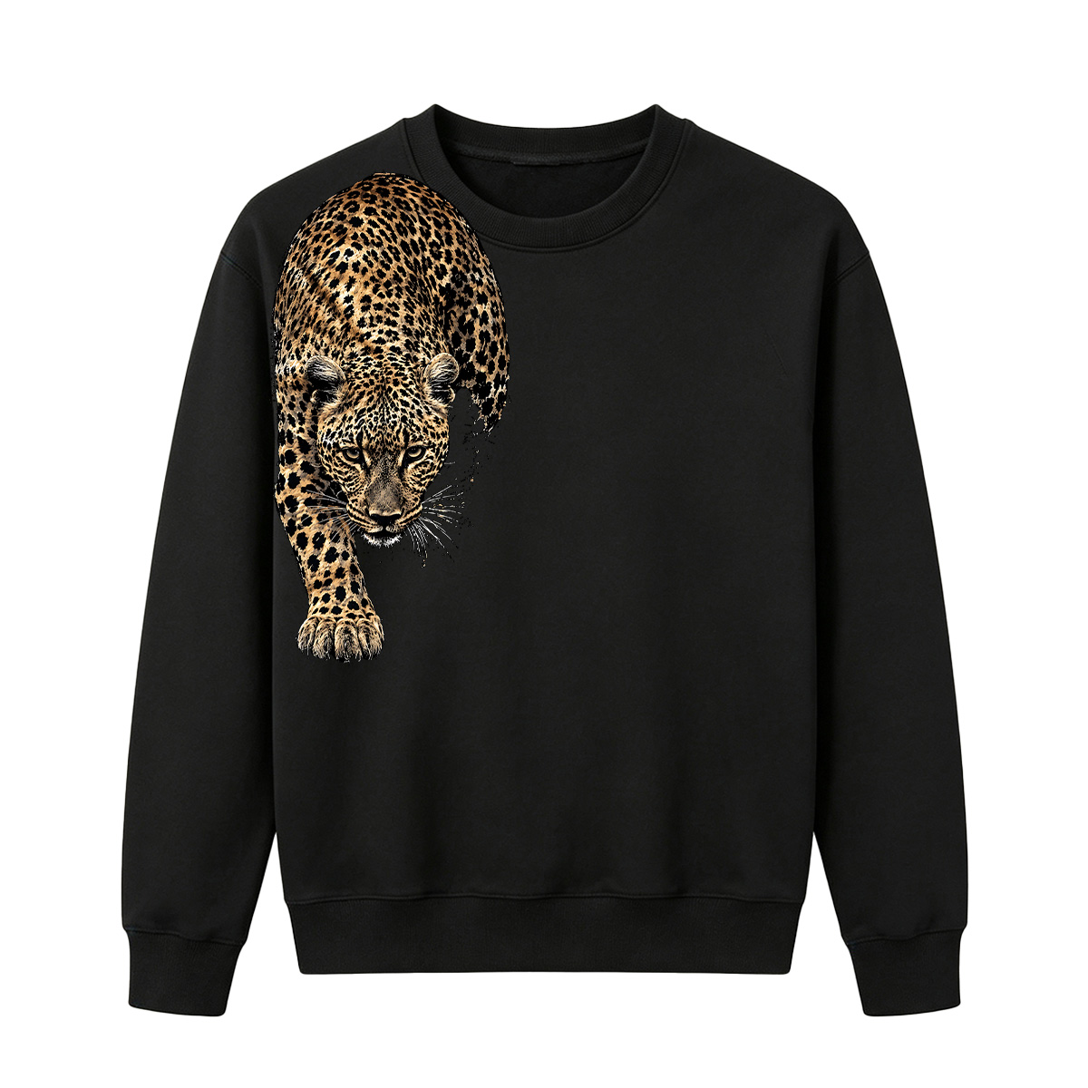 Black Leopard Oversized T-shirt/Crewneck/Hoodie