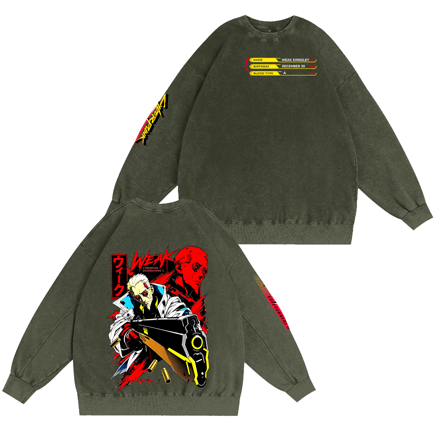 Cyberpunk Overlord Oversized T-shirt/Crewneck/Hoodie