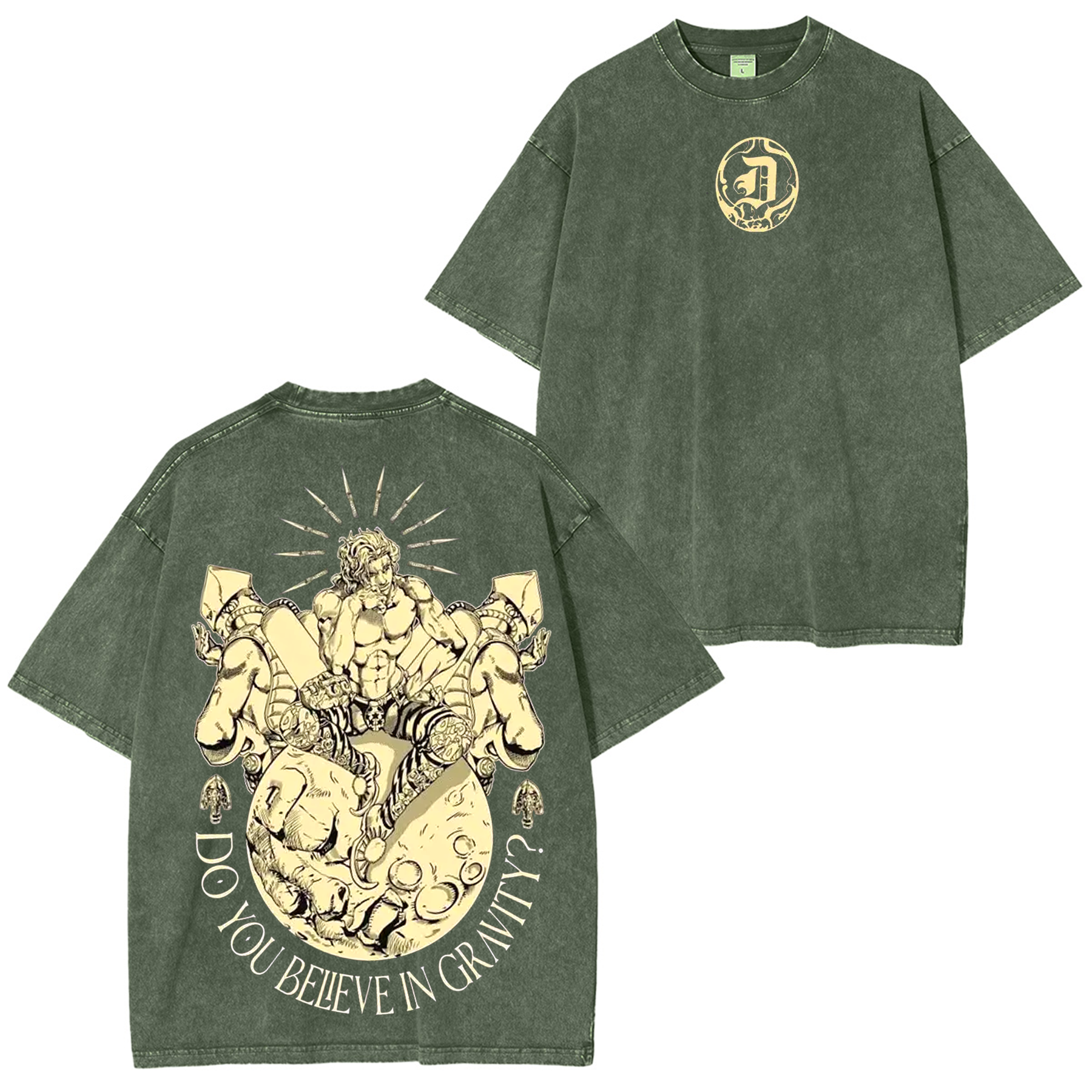 Dio Brando,Jojo Anime Oversized T-shirt/Crewneck/Hoodie