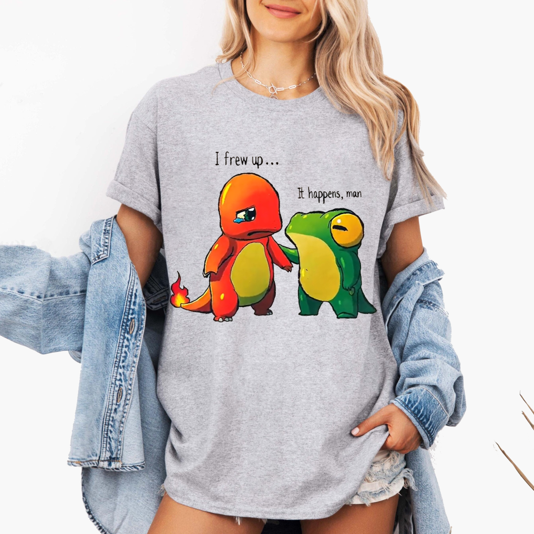 Pokemon I Frew Up... Unisex Shirts/Crewneck/Hoodie