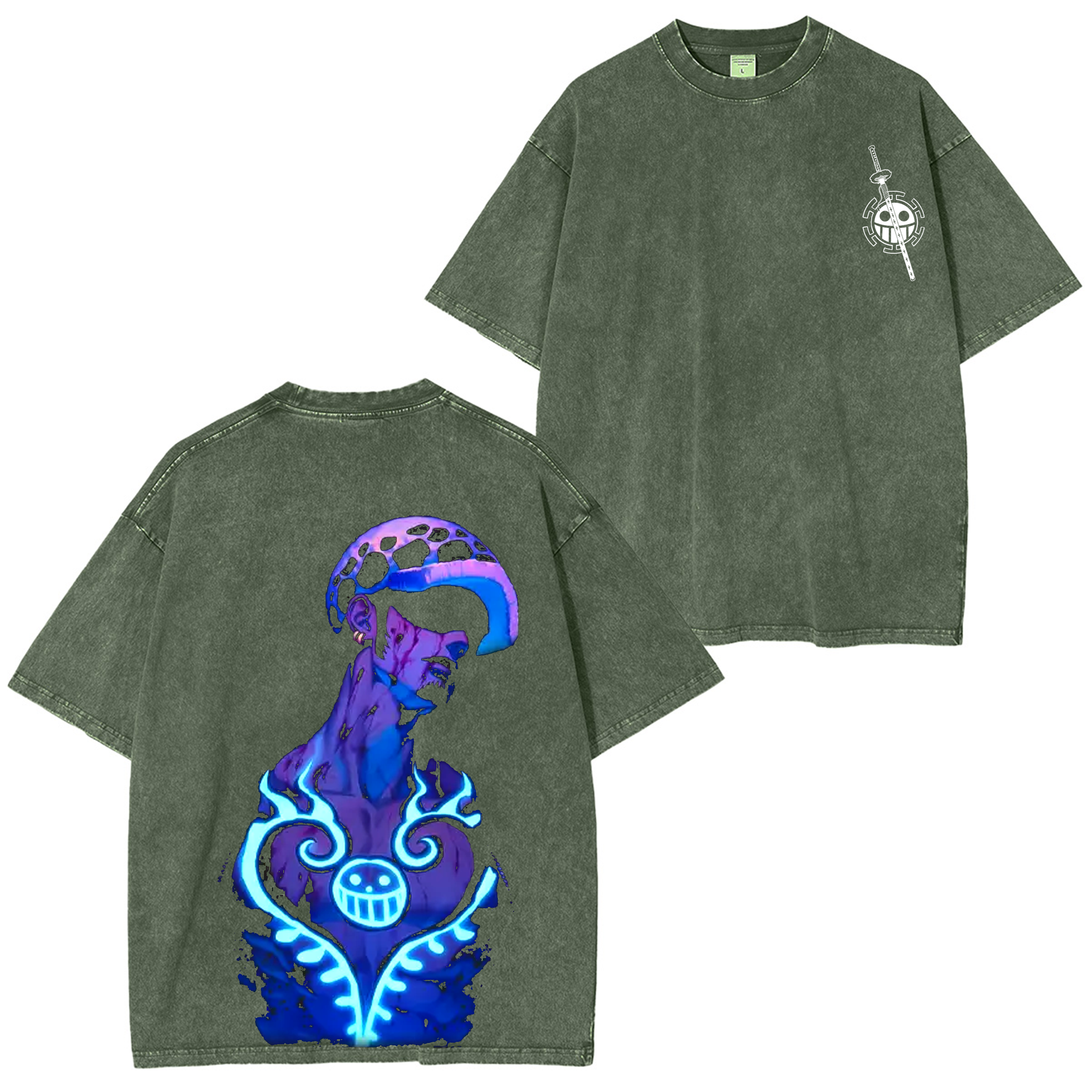 Trafalgar D. Water Law Anime Oversized T-shirt/Crewneck/Hoodie