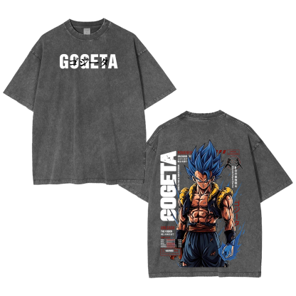 Gogeta Dragon Ball Unisex  Washed T-Shirt