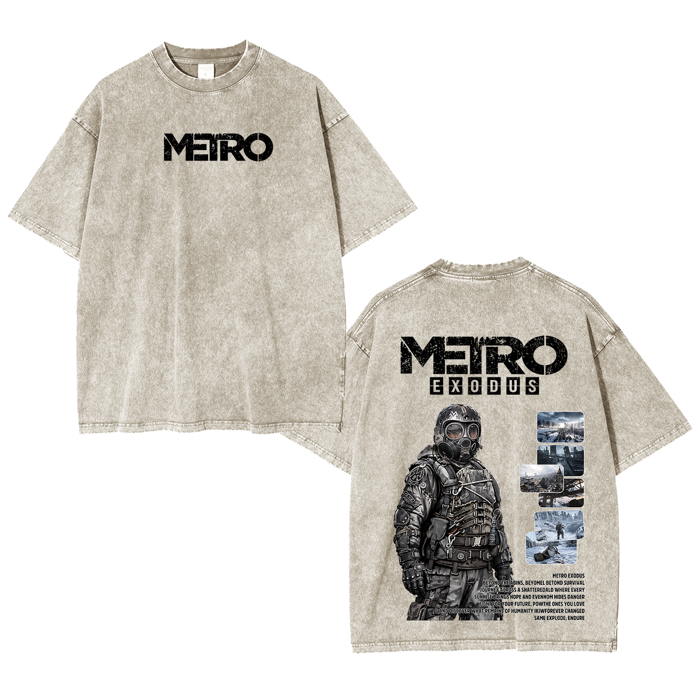 Metro Exodus Oversized T-shirt/Crewneck/Hoodie