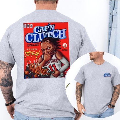Cap'n clutch Jalen Brunson New York Knicks Graphic T-shirt