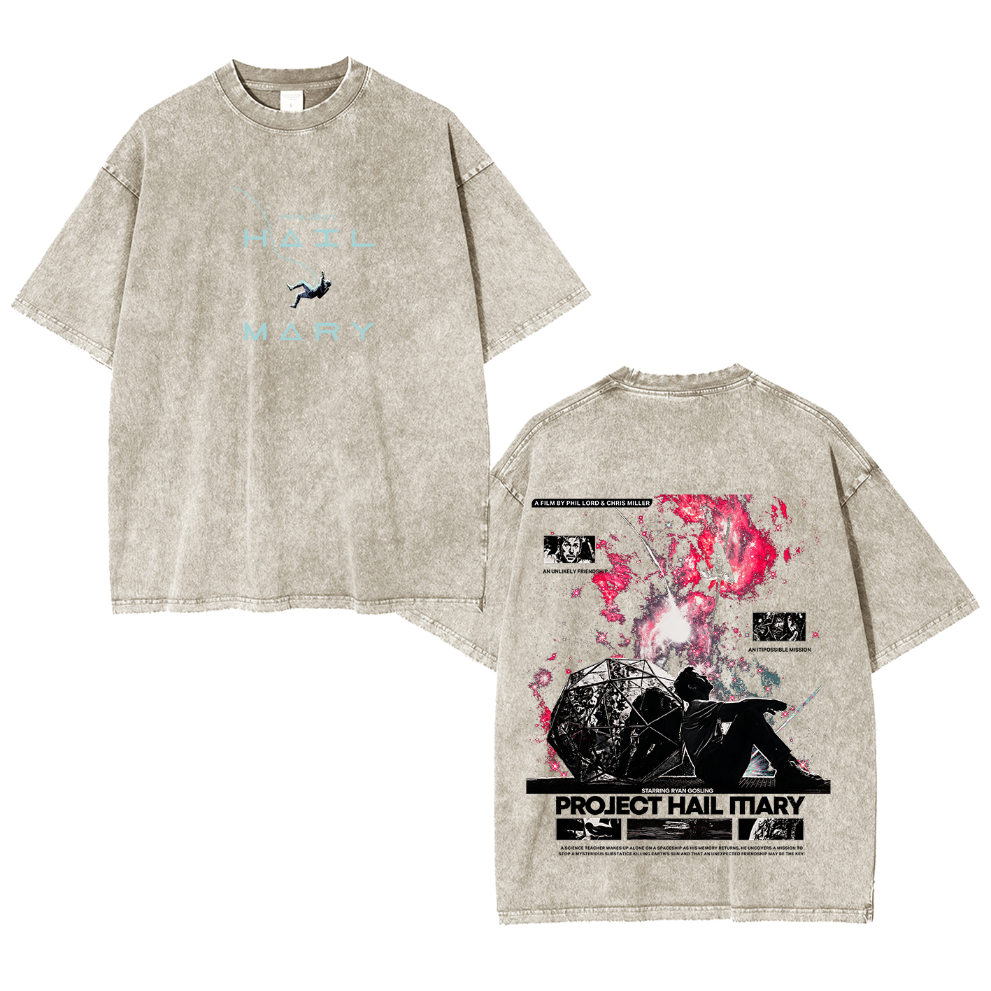 Project hail mary Oversized T-shirt/Crewneck/Hoodie