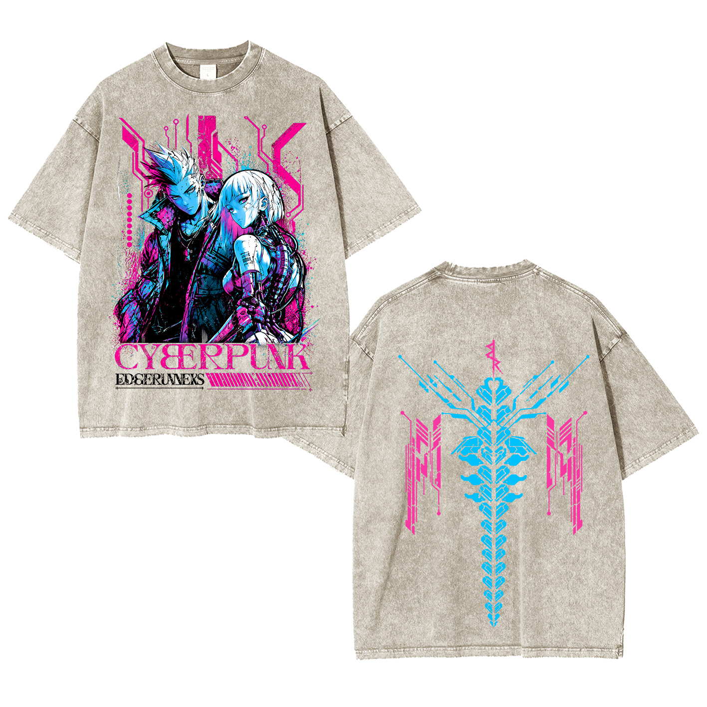 Lucy Cyberpunk Edgerunners  Oversized T-shirt/Crewneck/Hoodie