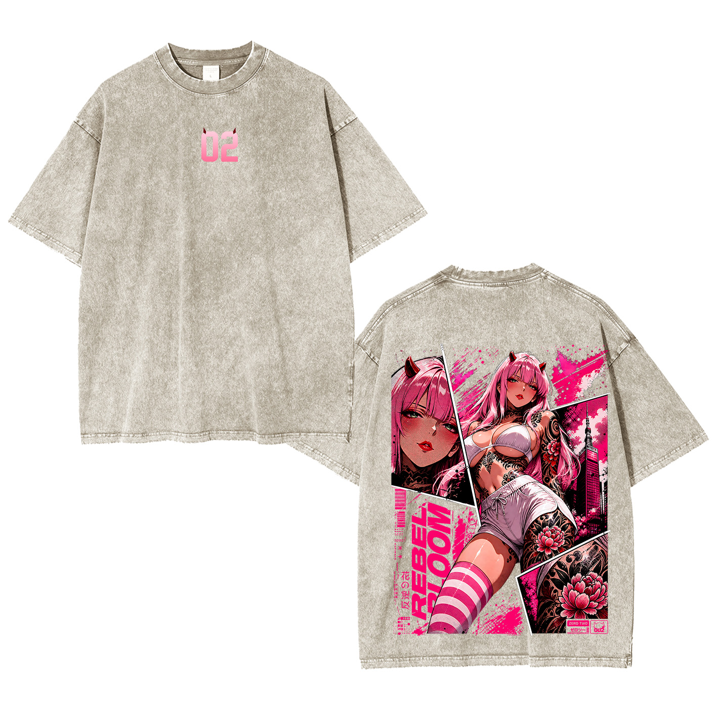 Absolute Cutie ZeroTwo Oversized T-shirt/Crewneck/Hoodie