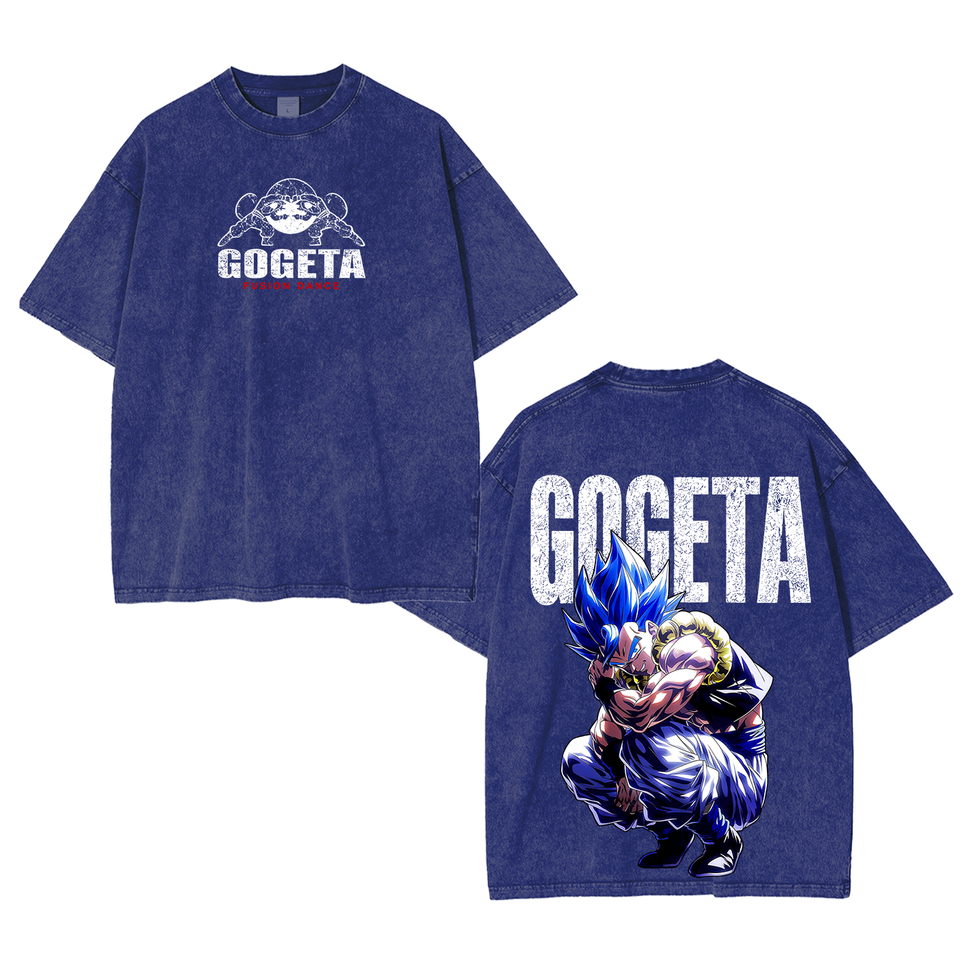 Gogeta Dragon Ball Vintage Unisex Washed T-Shirt