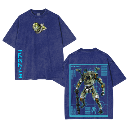 Titanfall BT Fanart Washed T-shirt/Crewneck/Hoodie