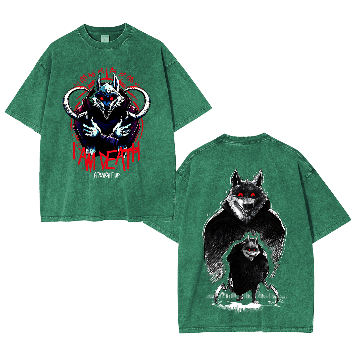 The Wolf Vintage Oversized T-shirt/Crewneck/Hoodie