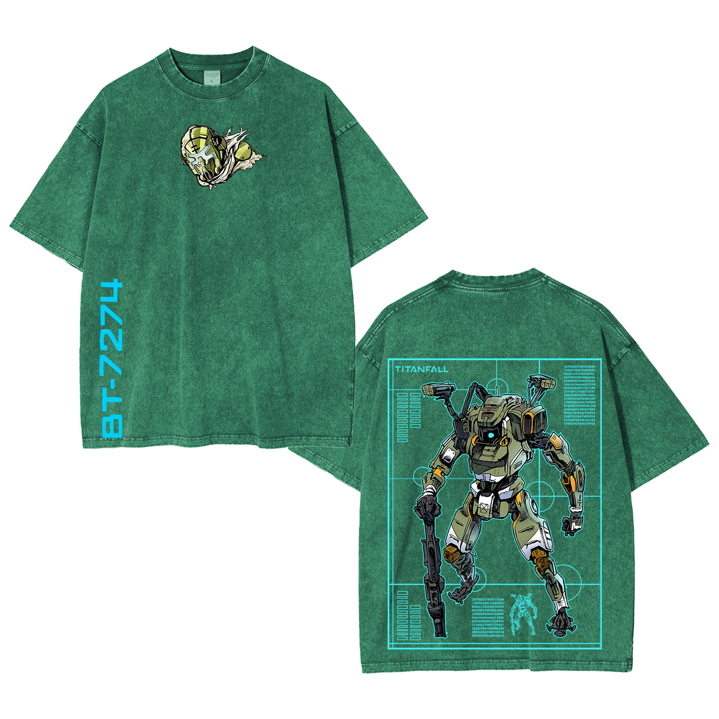 Titanfall BT Fanart Washed T-shirt/Crewneck/Hoodie
