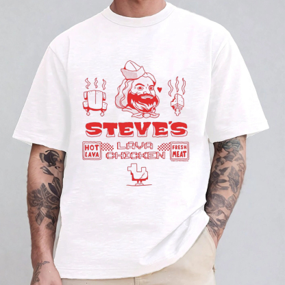 A Minecraft Movie Steve Lava Chicken T-shirt