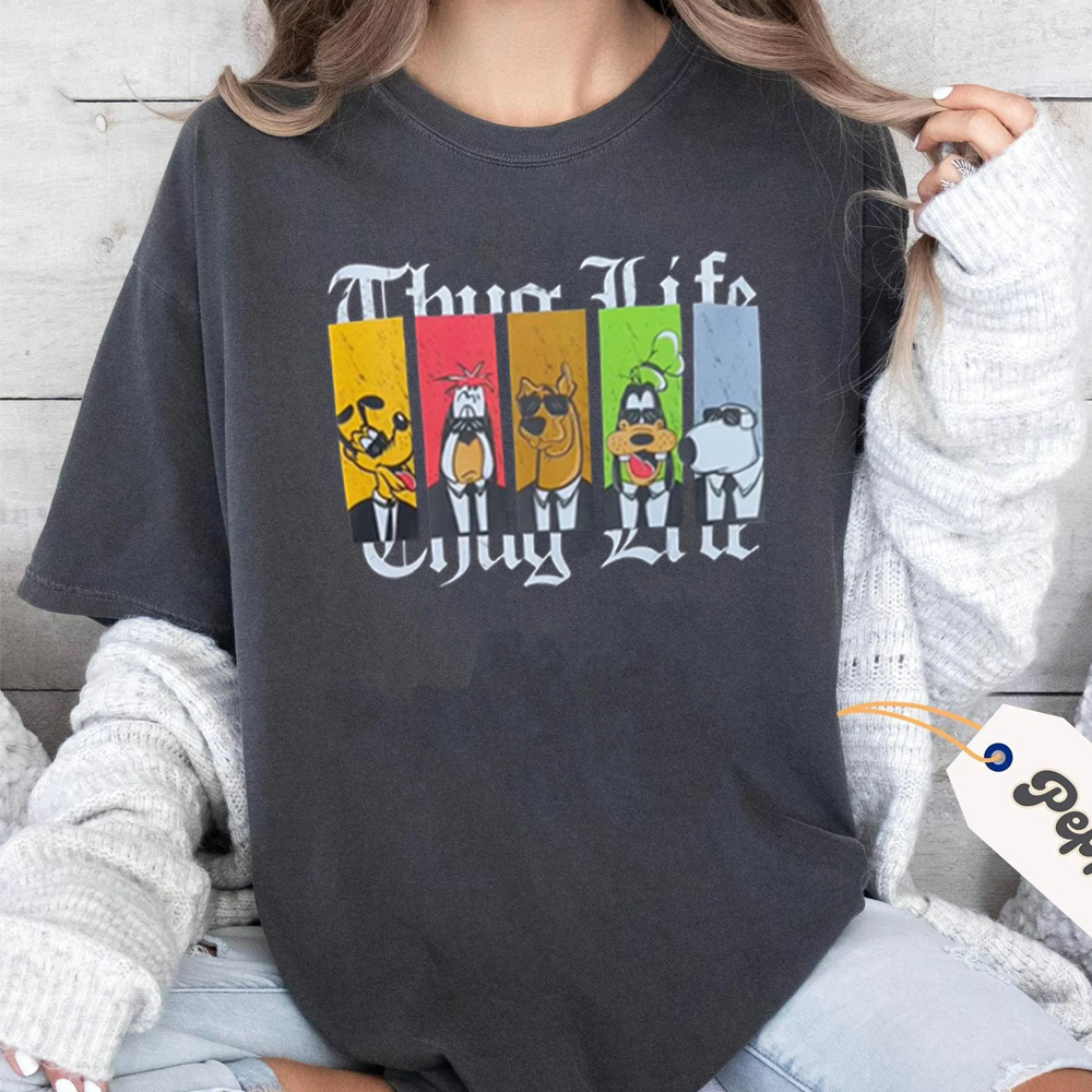 Thug Life Nostalgic Dog Shirt