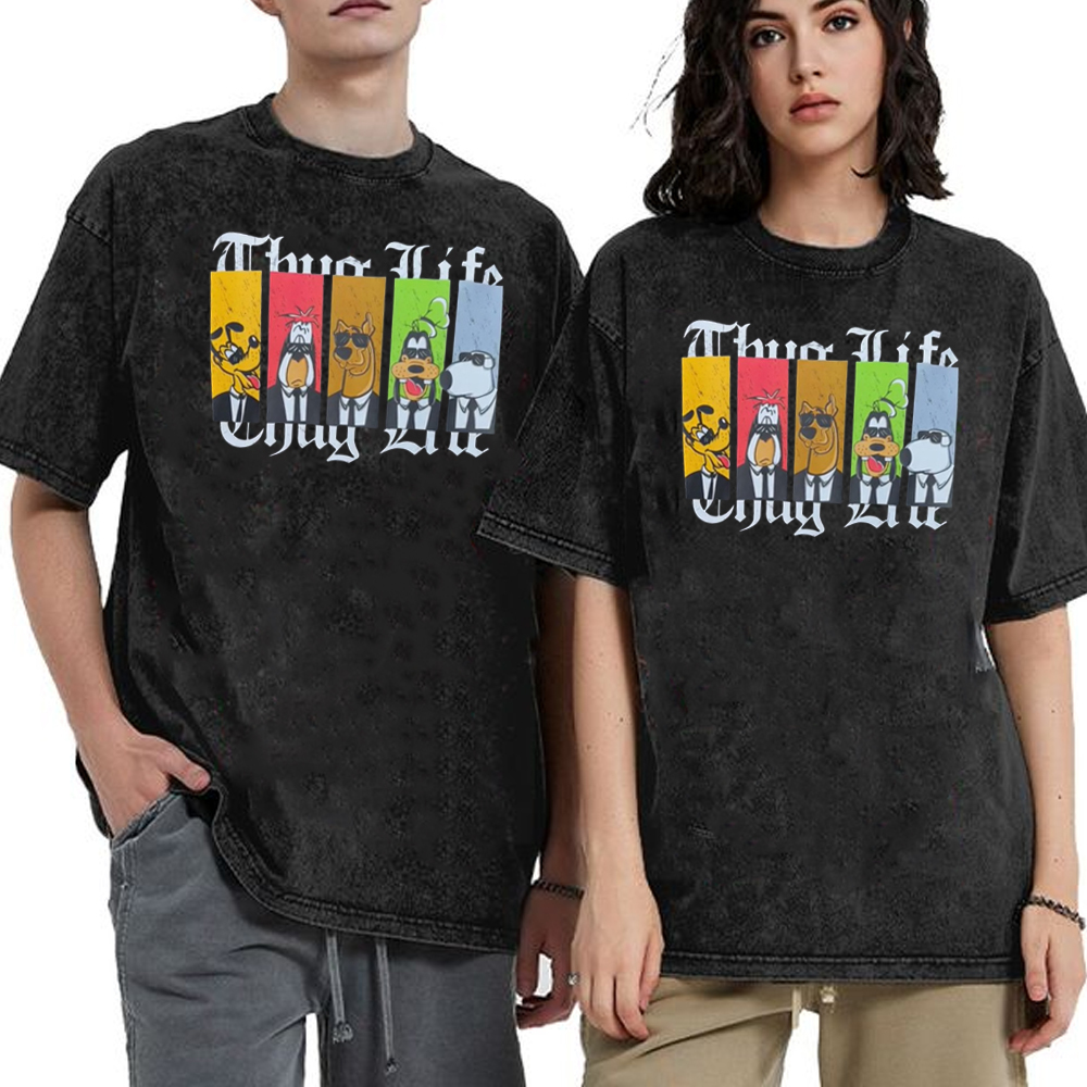Thug Life Nostalgic Dog Shirt