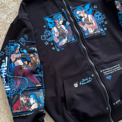 JINX Unisex Zip Up Hoodie