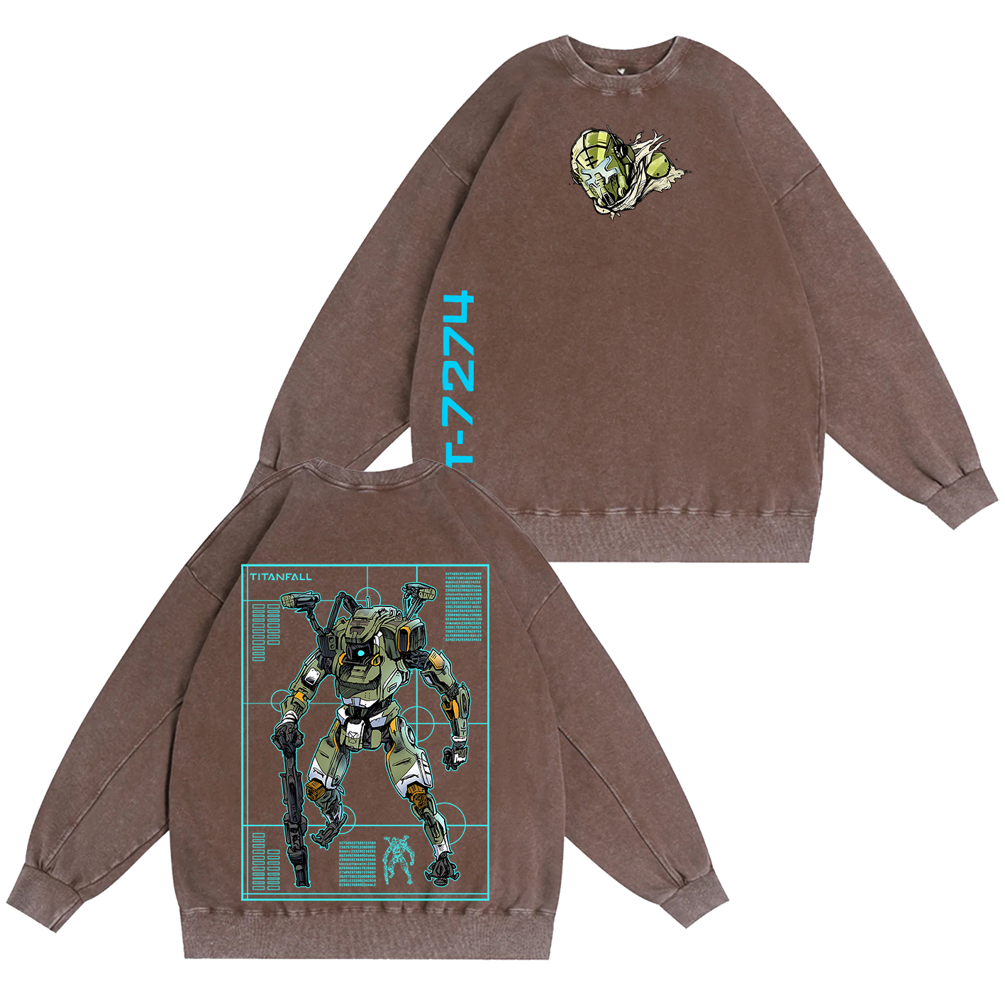 Titanfall BT Fanart Washed T-shirt/Crewneck/Hoodie