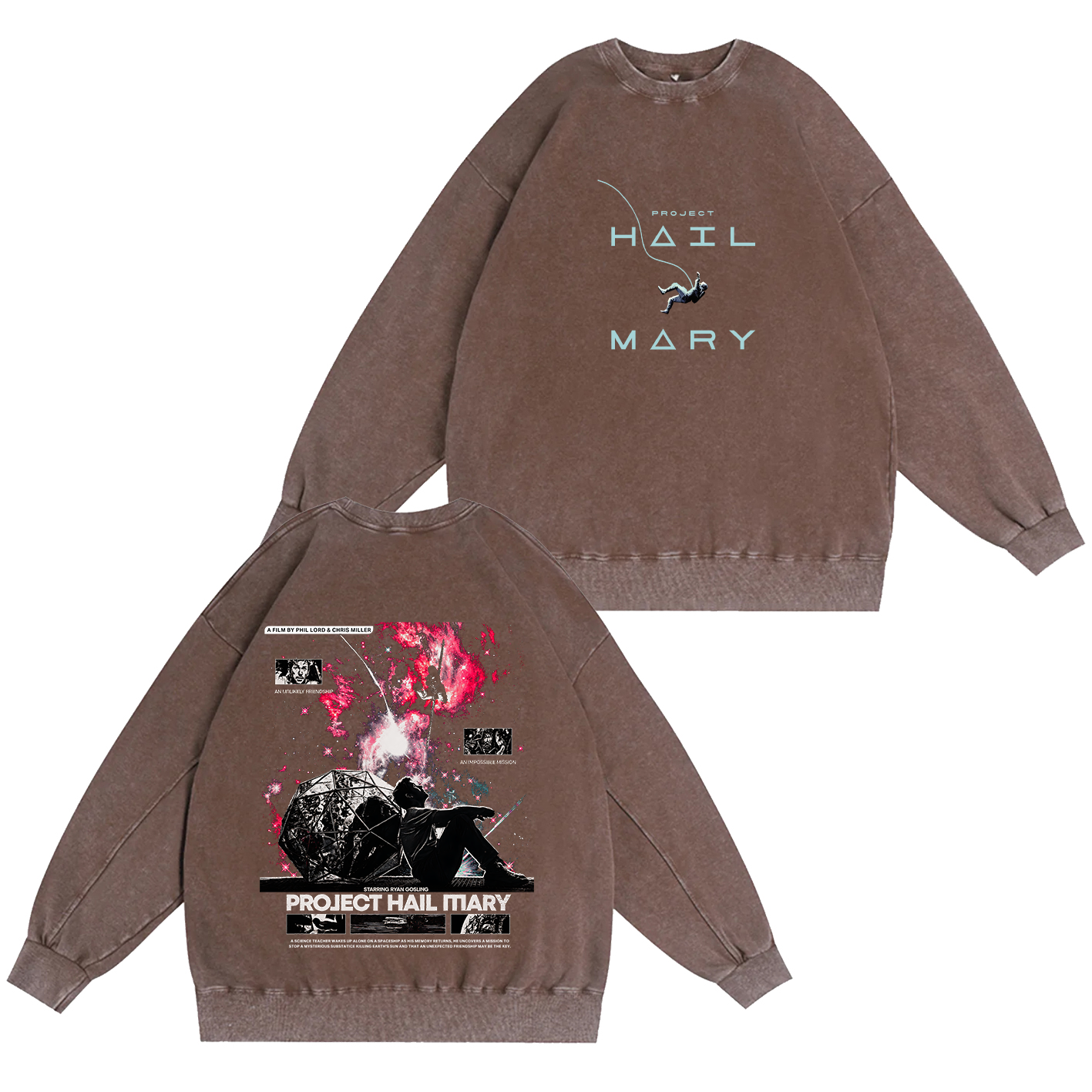 Project hail mary Oversized T-shirt/Crewneck/Hoodie