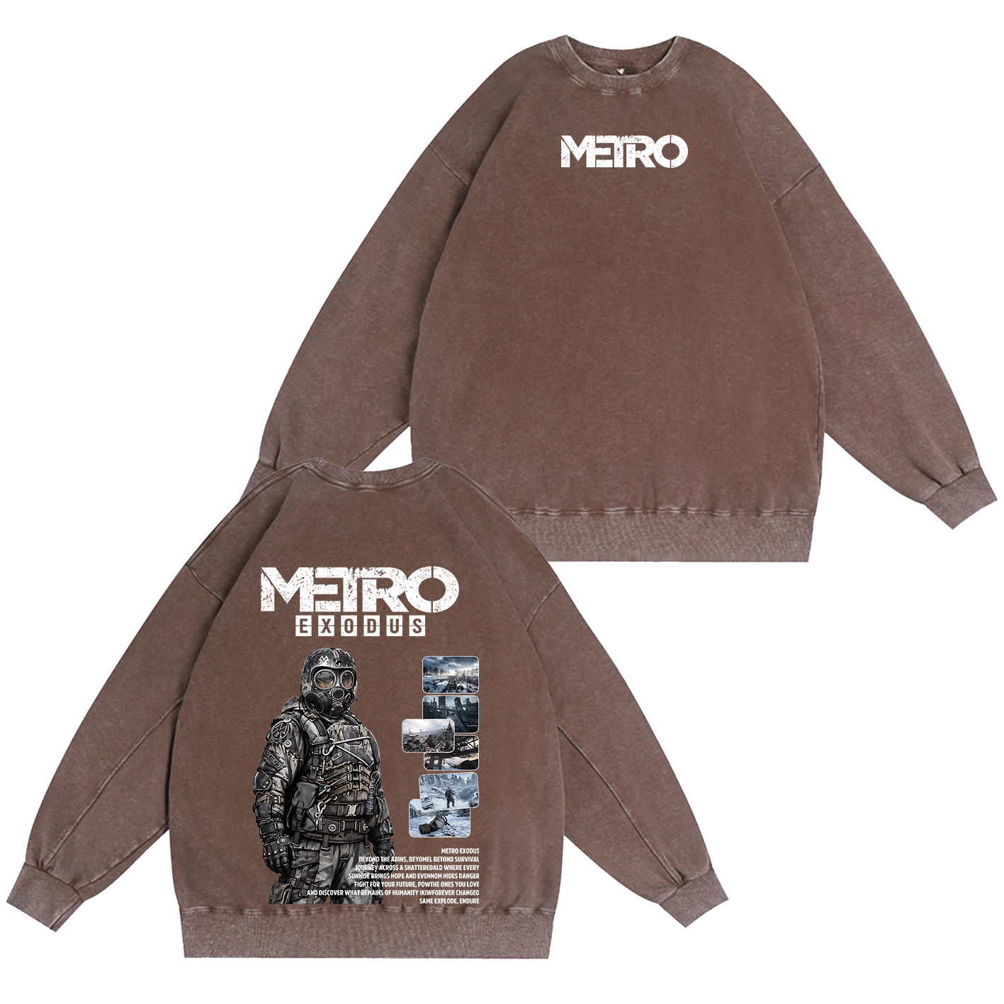 Metro Exodus Oversized T-shirt/Crewneck/Hoodie